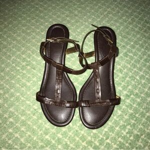 Brown Leather Women's Sandals